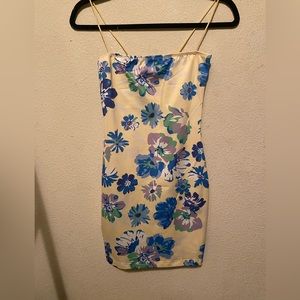 Princess Polly. Yellow floral dress. Size 2. New w/ tags.